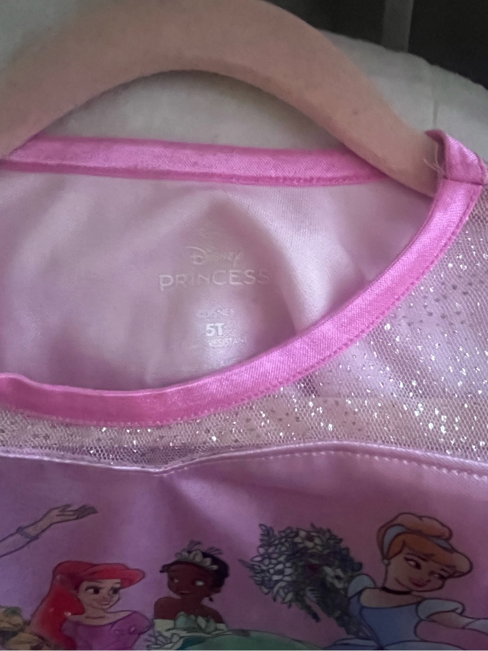 Prince Pink Glitter Princess Nightgown size 5 - Picture 4 of 9